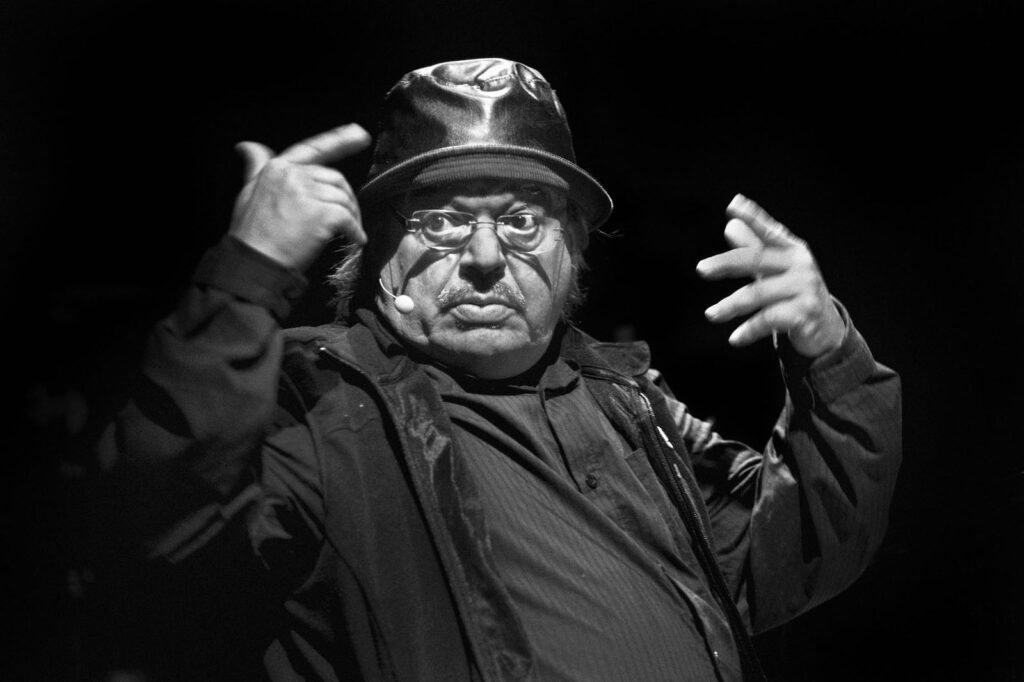 Bernard Lubat : l'Amusicien d'Uz One jazzman show., Europajazz 2010.. Bernard Lubat, Amusicien d'Uz One jazzman show, Europajazz, Jazz.
