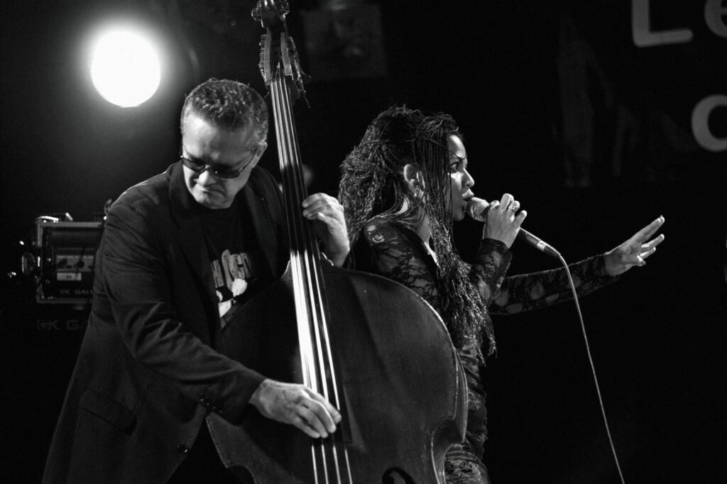 Éric Jacot et Mina Agossi EDV Erdre 2009.. Éric Jacot, Mina Agossi, Rendez-vous de l'Erdre, Jazz.