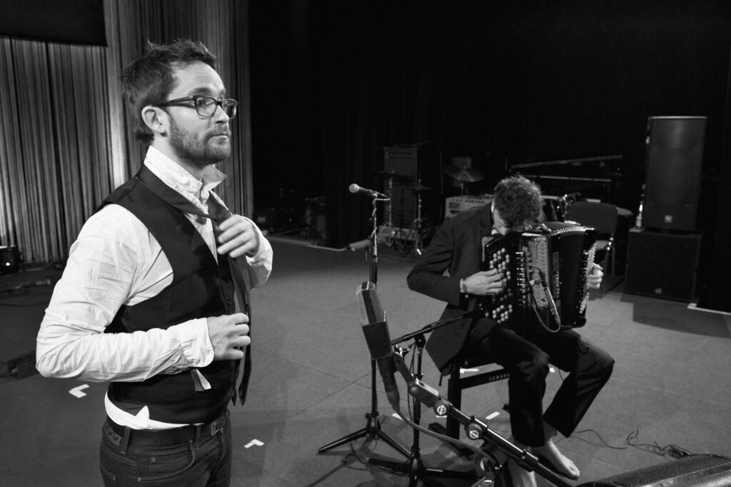 . Vincent Peirani et Emile Parisien duo, Emile Parisien, Vincent Peirani, jazzahead 2015.